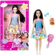 My First Barbie 13.5 Inch Poseable Doll with Squirrel Plush Preschool SHIPS FAST