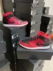 Air Jordan 1 Mid Shoes Reverse Bred Gym Red Black White 554724-660 Size 11