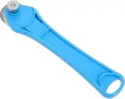KALLORY Manual Rotary Cutter for Leather and Fabric Ergonomic Design for Comfortable Use Shape Cutting Tool for Sewing Quilting and Craft Projects