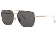Chopard SCHC97 300P Sunglasses Titanium Men's Gold/Polarized Grey Mirror 59mm