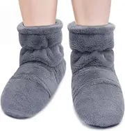 Microwavable Booties, Feet Hand Warmer Deep-penetrating Heat Therapy for Cold Feet Relieving Foot Stiffness, Sore Muscles and Joints, Achilles Tendinitis, Plantar Fasciitis