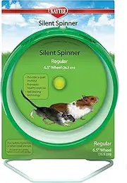 Kaytee Spinner, Regular Exercise Wheel, 6.5 Inch, for Gerbils, Hamsters, Mice (Colours Vary)