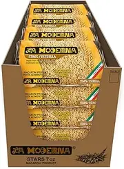 LA MODERNA, Estrella, Pasta, Hecha con Sémola de Trigo Durum, Enriquecida con Vitaminas y Hierro, 7 oz, Pack de 20