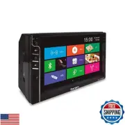 DANOM Double DIN Car Stereo Receiver - 7-Inch Car Stereo with Bluetooth MP5 B