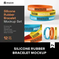在飛比找蝦皮購物優惠-Silicone Rubber Bracelet Mocku