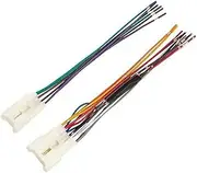 LUMIXE Car Radio Wiring Harness Built-in Resistors Protect Vehicles Battery Replacement, for, 2006-2018, for Tundra, 1998-2019 4Runner Non JBL System Install Stereo Head Unit Vehicle Radio Stereo Wir