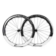 700C Road Bicycle Disc Brake Carbon Wheelset Clincher/Tubeless/Tublar Ring