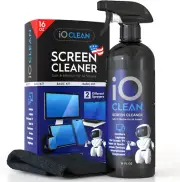 Screen Cleaner Spray (16Oz - 473Ml) Best Large Cleaning Kit for LCD LED OLED TV