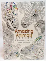 Oceanis Adult and Teen Coloring Book Amazing Animals Theme