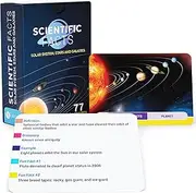 75 Space Flash Cards – STEM Learning Resource - Solar System, Stars, Galaxies, Planets, Satellites, Universe - Astronomy Flashcards for Science Students & Future Astronauts – Grade School & Homeschool