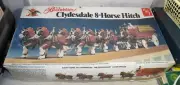 Vintage 1978 Budweiser Beer Clydesdale 8-Horse Hitch AMT Model Kit NOS