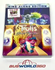 TROLLS Band Together TARGET EXCLUSIVE Sing Along Blu-Ray DVD Digital NEW SEALED