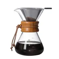 在飛比找樂天市場購物網優惠-優樂悅~供應高硼硅玻璃手沖咖啡壺玻璃咖啡壺咖啡具咖啡分享壺咖