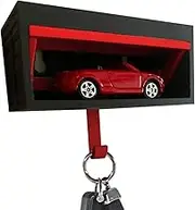 Riaisttd Car Garage Key Holder, Wall Mount Hook Rack, Opening Door Organizer, 10.7×5.7×6.4cm Decorative Storage Accessory, for Entryway Hallway Porch and Apartment Use Suited Apartments