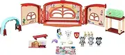 BLUEY School Playset with Mates School Playset with 5 Figures - Chloe, The Terriers Amazon Exclusive, Multicolor (17389)