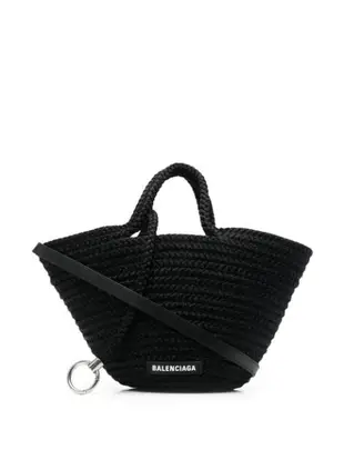 Ibiza woven basket bag