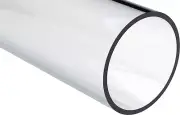 Acrylic Round Tube (Extruded) Clear, 5-3/4" ID x 6" OD, 36" Length (Pack of 2)
