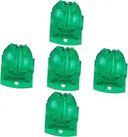 TOGEVAL 5Pcs Golf Ball Marker Alignment Tools Professional Golfing Markers for Precise Line Drawing Durable Plastic Stencils for Marking and Alignment