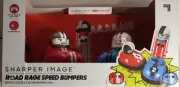 SHARPER IMAGE Road Rage RC Speed Bumper Cars, Mini RC Ejector Vehicles BRAND NEW