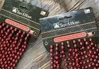 2 Vintage NEW Kmart Trim a Home Red Bead Beaded String Christmas Garland