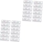 Mobestech 2sets UV Sleeves Band LED Strip Bulb - Test Cards UV Test Strip UV Identifiers UV Meter Test Strips Pool UV Test Device Water Test Kit Indicator Neon Sign Pvc 12pcs*2