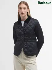 Barbour® Black Deveron Diamond Quilt Lightweight Jacket (F42251) | $364