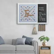 Wall Mounted Magnetic Scrabble Board - Beach Style - 0.9m x 0.6m