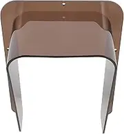 SEWACC Acrylic Doorbell Rain Cover Durable Protection for Attendance Machines Weatherproof Shield for Outdoor Use Fits Access Control Fingerprint Devices Easy Installation