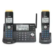 Super Long Range 2-Handset DECT 6.0 Cordless Phone for Home with Answering Machi