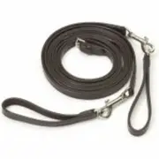 Camelot Leather Draw Reins - Horse Size - Brown