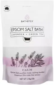 Bathefex Lavender and Green Tea Epsom Salt Bath 1.4kg