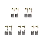 5 Sets of - 2x Carbon Brushes - Metabo 158 Grinder (Size - 6 X 16 X 20)