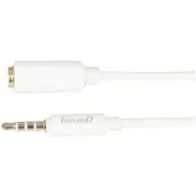 3.5mm 4 Pole Plug to 3.5mm 4 Pole Socket AV Extension Cable - 2m