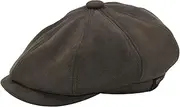 [Yosang] Generic Men's Flat Cap Gatsby Flat Cap Balloon Hat Newsboy Hat Baker Boy Hat 8-Panel, Green, One Size