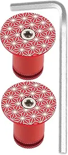 Handlebar Caps | Aluminum Alloy Stem Caps for Road Bike Handlebars | Accessories for Motorcycle & Road Bike, Sport, Fitness, Daily Travel & Camping