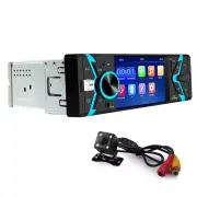 Car Stereo Radio Bluetooth MP5 Player Hands Free USB FM Audio With 4LED Camera