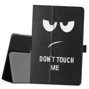 Gylint Case for LG G Pad 5 10.1- Premium PU Leather 2-Folding Don't Touch Me