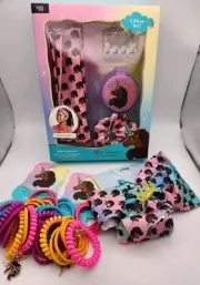 Afro Unicorn LIGHT UP Bow, Hair Tie, Hair Care LOT