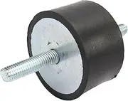 Male To Male Thread Rubber Shock Absorber Crash Pad Damper Bobbin Mount Isolator For Boat Car(50x25 M10x28mm 1Pcs)