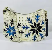 BRAHMIN Snowdrift Collection Shayna Snowball Crossbody Shoulder Bag