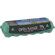 Open Range 12 Large Free Range Eggs 700g