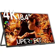 UPERFECT 4K Portable Monitor 18.4" 3840X2160 Laptop Monitor USB-C Monitor