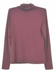 New Brave Soul Women's Medium Turtle Mock Neck Lightweight Long Sleeve Shirt