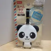 Panda Bear Luggage ID Tag Strap #115 Factory Sealed Daiso Travel Animal New