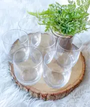 Stolzle Weinland Double Old Fashion 1/4 oz Rocks Glasses Liquor Barware Set of 6