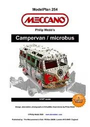 Meccano Model Plan - Campervan/Microbus