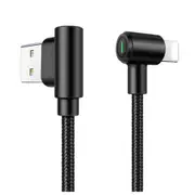 Lamp Seires Lightning Cable 90 Degree Angle Head Gaming Charging Cable 1.8m