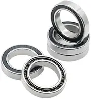 YFVFAGDMKV S6803RS Hybrid Ceramic Bearing 17 * 26 * 5 mm ABEC-7 (2PCS) Bicycle Bottom Brackets & Spares S6803 RS 2RS Si3N4 Ball Bearings