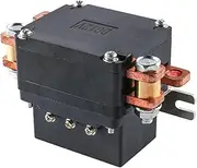 MAX COOL Solenoid Relay, 12V 500A Winch Relay Solenoid Replacement Contactor Suitable for 12000 13000 14500 15000 LBS