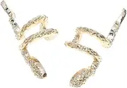 [VALICLUD] Snake Shape Ear Clamp Fashionable Ear Clamp for Women Long-lasting and Elegant